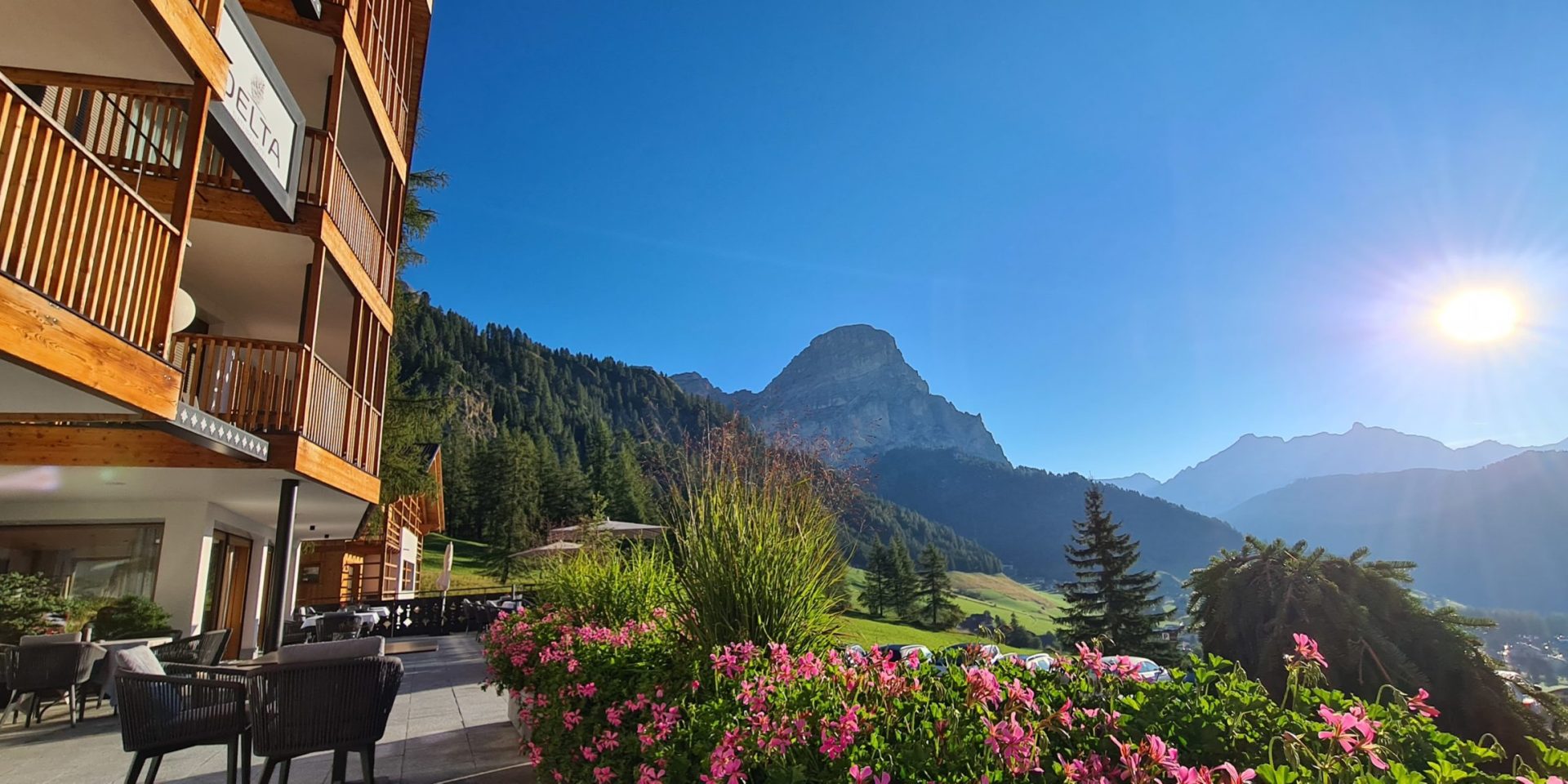 Aussicht vom Nature Hotel Delta SOMMER