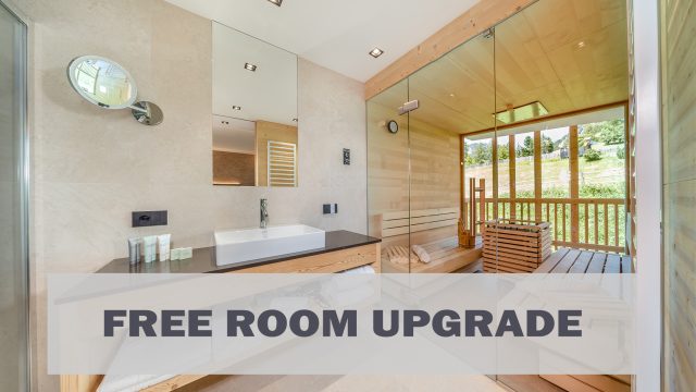 Suite upgrade – limited offer only