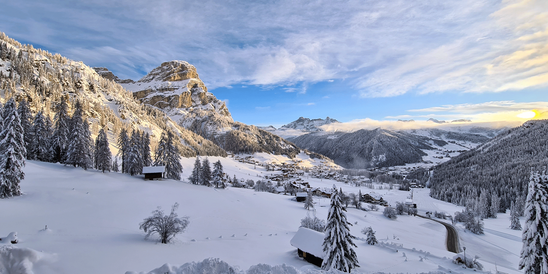 Aussicht vom Nature Hotel Delta WINTER